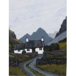 ‡DAVID BARNES (b.1942)In the Carneddau signed 'David Barnes' on the reverseoil on board15 1/2 x 12