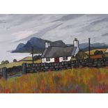 ‡DAVID BARNES (b.1942)Cottage on the Lleynsigned on the reverse 'David Barnes' oil on board12 x 16