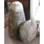 An antique sandstone Staddle Stone, 3ft H approx