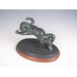 A bronze Sculpture 'Infant Awakening' limited edition 1 of 10 by Jemma Pearson, 7 1/2in long,
