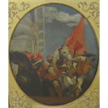 AFTER PAOLO CALIARI VERONESE (1528-1588)The Triumph of the Mordecaioil on canvas, painted tondo26