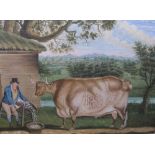 AFTER THOMAS WEAVER (1774-1843)The Newbus Ox,oil on canvas, 16 x 24 inThe Newbus Ox was a