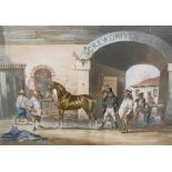 AFTER ROBERT RICHARD SCANLAN (1801-1876)Horse Dealing No1; and Horse Dealing No 2coloured aquatint