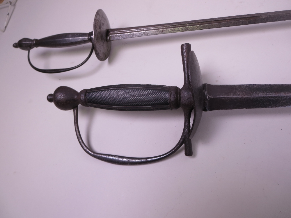 Two 18th Century small Swords and a Romanian Airforce Dagger - Image 4 of 5