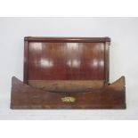 A French Empire-style mahogany and gilt metal mounted Bed, the head and footboards with half-