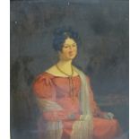 FOLLOWER OF HENRY RAEBURN (1756-1843)Portrait of Mary Anne Monkhouse, seated three-quarter length,