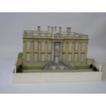 A 20th Century Architect's Model of Easton Neston, watercolour on card and paper, overall 2ft x 2ft