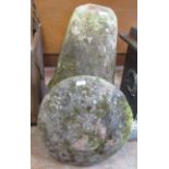 An antique sandstone Staddle Stone, 3ft H approx