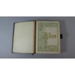 A Victorian Photo Album Containing Some Family Photographs, 30cm High