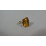 A 9ct Gold and Citrine Stone Dress Ring