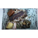 A Box Containing Various Costume Jewellery