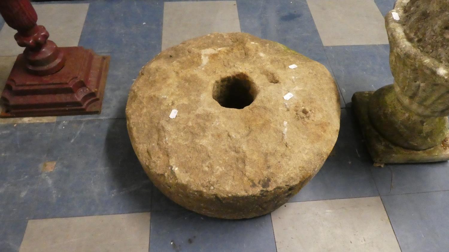 A Hand Cut Grind Stone, 56cm Diameter