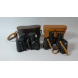 Two Pairs of Cased Binoculars