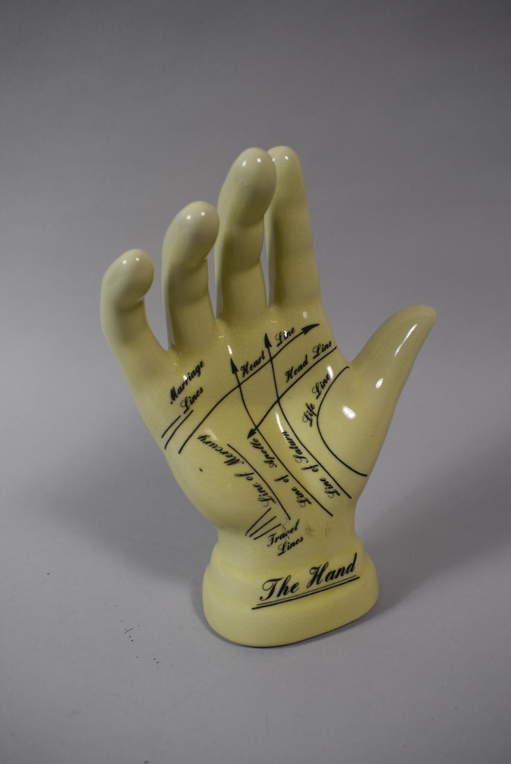 A Reproduction Palmistry Hand, 19cm High