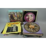 A Large Collection of LP Records to Include Beatles Sgt Pepper, Elton John Captain Fantastic,