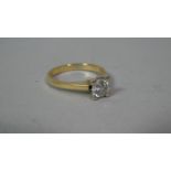 An 18ct Gold Solitaire Diamond Ring .75ct