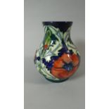 A Large Moorcroft Poppy Vase by Rachel Bishop, 16cm High