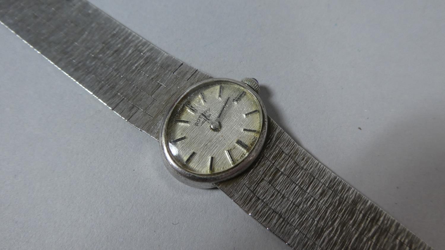 A Solid Silver Rotary Ladies Vintage Wrist Watch (Over Wound) Together with Two Sekonda Gents - Image 2 of 3