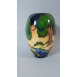 A Large Moorcroft Vase, Evening Sky by Emma Bossons 2004, 18cm High