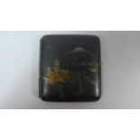 A Japanese Cigarette Case, 8cm wide x 9cm High