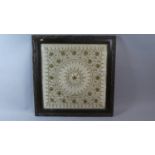 A 19th Century Framed Embroidery, 40cm Square