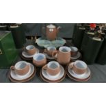 A Collection of Poole and Langley Tea and Coffee Wares
