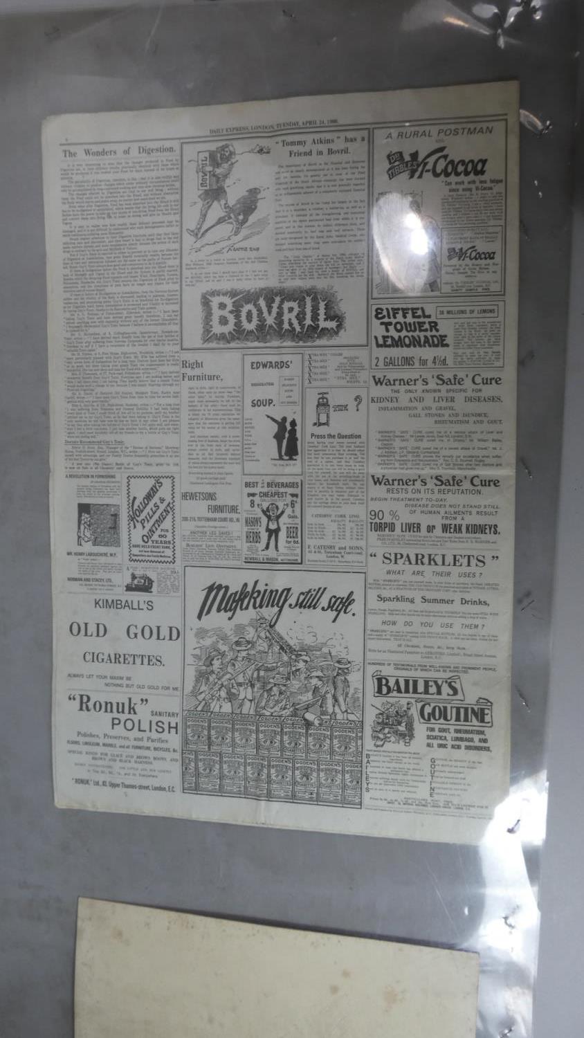 A Copy of Daily Express April 1900 and a 1940/41 Budgerigar Award of Merit - Image 4 of 4