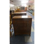 A Mid 20th Century Oak Four Drawer Bedroom Chest, 77cm Wide