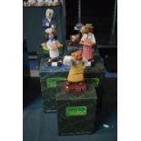 A Collection of Five Boxed Robert Harrop Collectors Club Figures to Include Publican, Butcher,