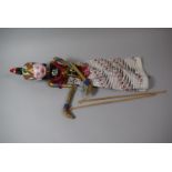A Carved Wooden Indian Puppet, 51cm High