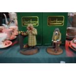 Two Boxed Robert Harrop Figures, Bloodhound Sherlock and Beagle Watson