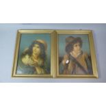 A Pair of Edwardian Prints, Gypsy Boy and Girl