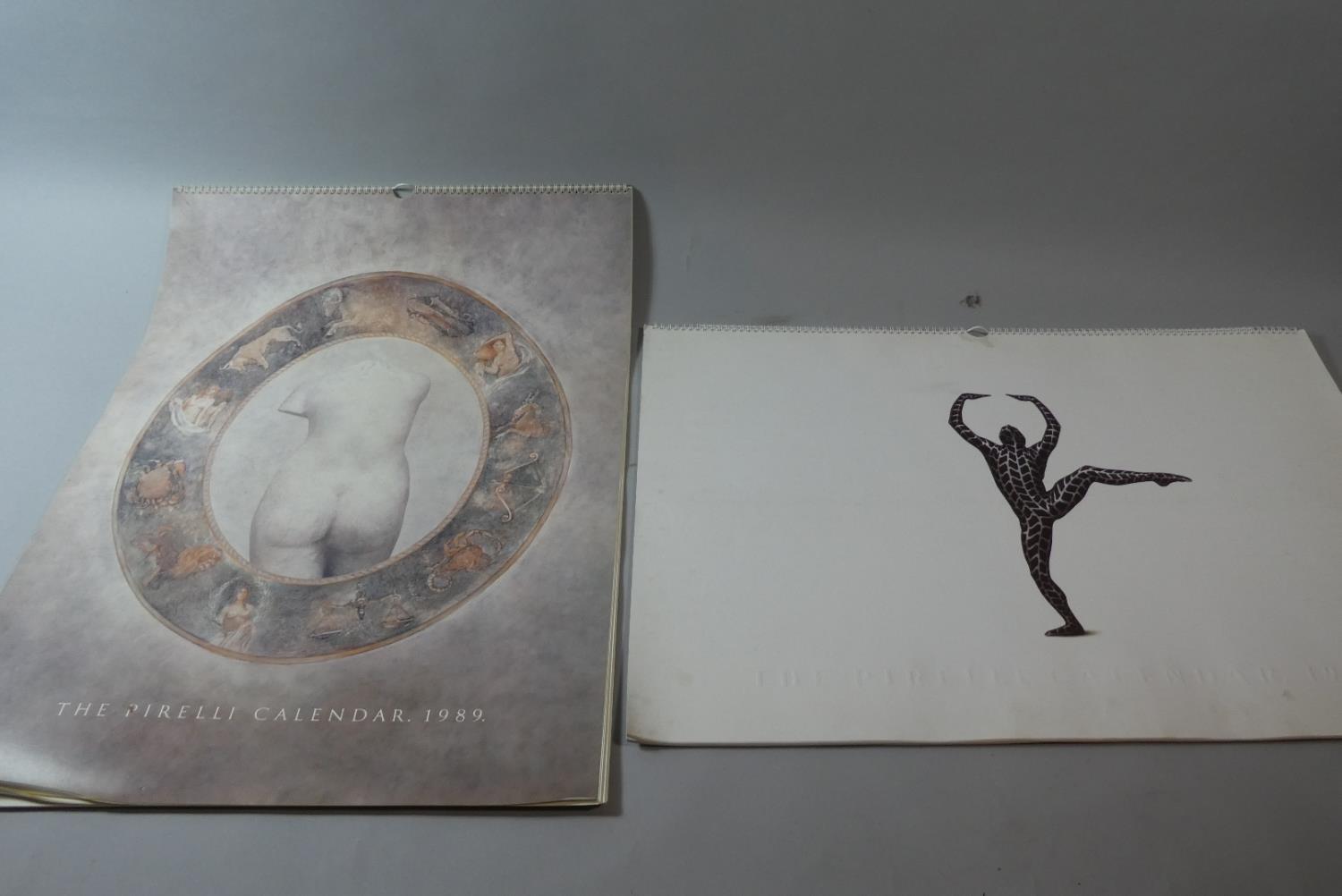 Two Pirelli Calendars for 1988 and 1989