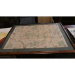 A Framed Bacon's Picture Map of London, Early 20th Century, 91cm Wide