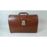 A Vintage Leather Briefcase, 43cm Wide