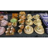 A Large Collection of Cottage Ware Items to Include Butter Dishes, Biscuit Barrel, Teapots, Jugs,