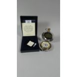 A Dalvey St Elmo Travel Alarm Clock with Guarantee and Booklet in Original Case