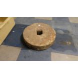 A Circular Grind Stone, 36cm Diameter