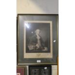 A Framed 18th Century Engraving Sir William Musgrave