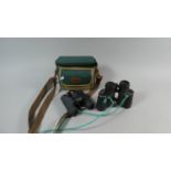 Two Pairs of Binoculars One with Canvas Carrying Bag