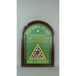 A Reproduction Pool/Snooker Sign, 70cm High