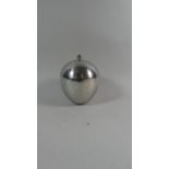 A Silver Plated Ovoid Ice Bucket, 21cm High