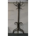 An Early 20th Century Bentwood Wall Fixing Hat, Coat and Umbrella Stand