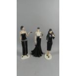 Three Shudehill Figural Ornaments, 35cm High