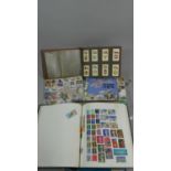 A Stamp Album and Contents, Collection of Stamps and Photograph Album Containing Various Sets of