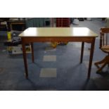 A Vintage 1960's Formica Topped Kitchen Table, 114cm Long