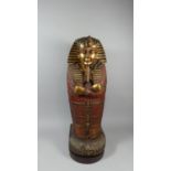 A Novelty Box in the Form of Egyptian Mummy Pharaoh, 69cm High