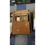A Collection of Various Wooden Boxes, Circular Treenware etc