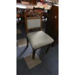 An Edwardian Upholstered Side Chair