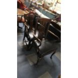 Two 19th Century Mahogany Framed Armchairs